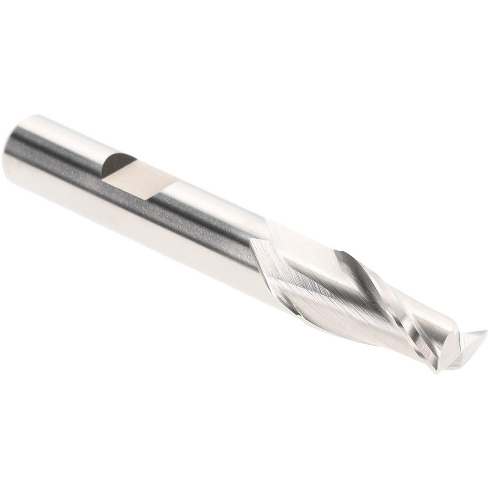 Hertel E199921279 Square End Mill: 25/64" Dia, 2 Flutes, 13/16" LOC, High Speed Steel, 30 &deg; Helix Image
