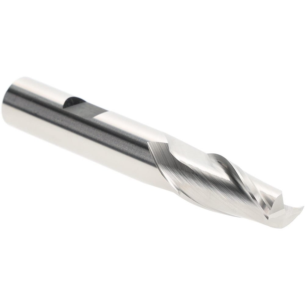 Hertel E199921292 Square End Mill: 1/2" Dia, 2 Flutes, 1" LOC, High Speed Steel, 30 ° Helix Image