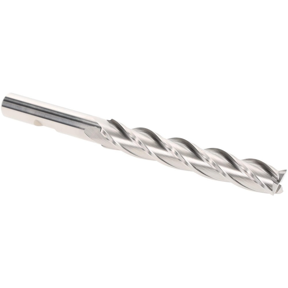 Hertel E299921169 Square End Mill: 7/16" Dia, 4 Flutes, 2-3/4" LOC, High Speed Steel, 30 ° Helix Image