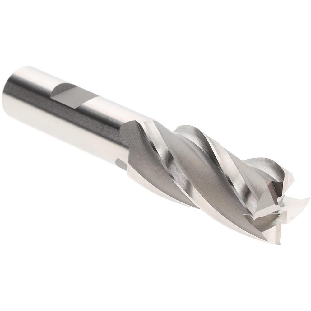 Hertel E199921308 Square End Mill: 13/16" Dia, 4 Flutes, 1-7/8" LOC, High Speed Steel, 30 ° Helix Image