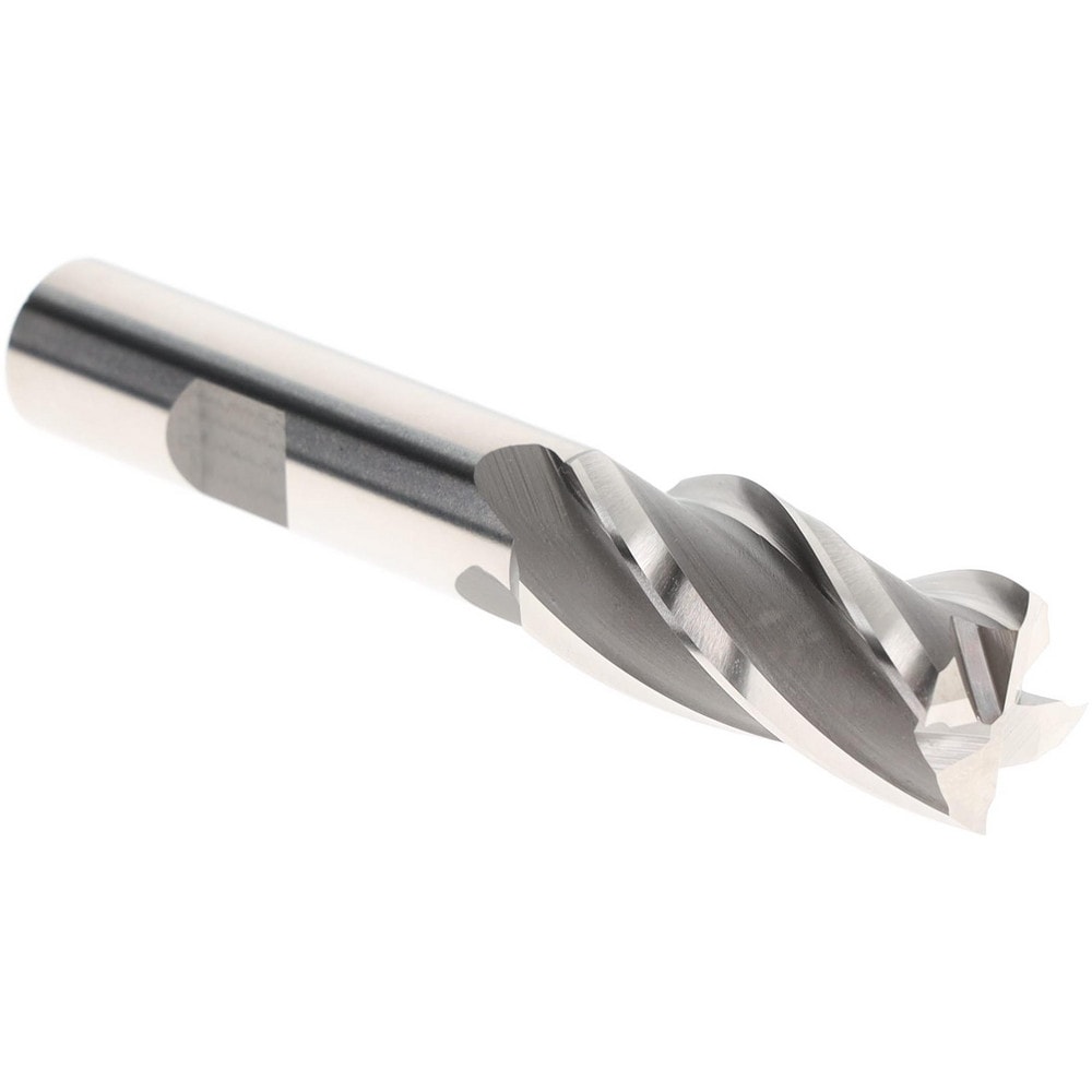 Hertel E1039940 Square End Mill: 5/8" Dia, 4 Flutes, 1-3/8" LOC, High Speed Steel, 30 ° Helix Image