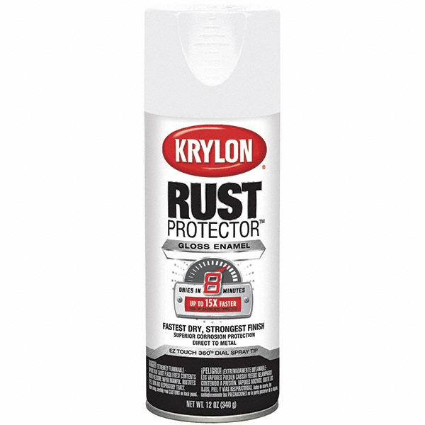 Krylon 12 oz White Automotive Heat Resistant Paint 87630570 MSC
