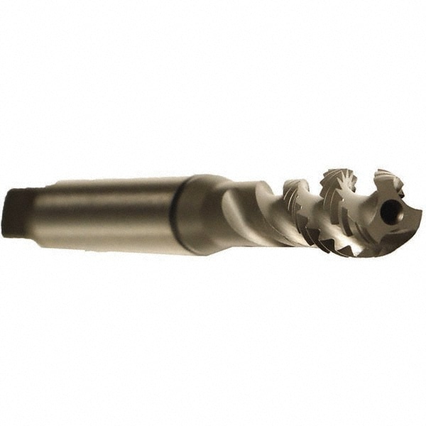 Emuge BU94C400.5007 Spiral Flute Tap: #10-24, UNC, 3 Flute, Modified Bottoming, 2B Class of Fit, Cobalt, GLT-1 Finish Image