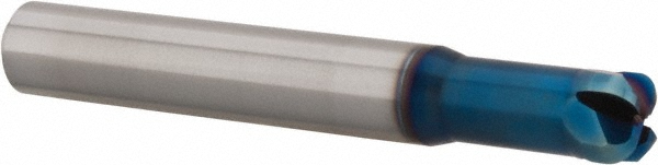 G8C2602406 Corner Radius End Mill: 3/8" Dia, 0.15" LOC, 3/32" Radius, 4 Flutes, Solid Carbide  