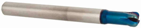 G8C2601604 Corner Radius End Mill: 1/4" Dia, 0.1" LOC, 1/16" Radius, 4 Flutes, Solid Carbide  