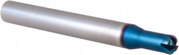 G8C2601204 Corner Radius End Mill: 3/16" Dia, 0.075" LOC, 1/16" Radius, 4 Flutes, Solid Carbide  