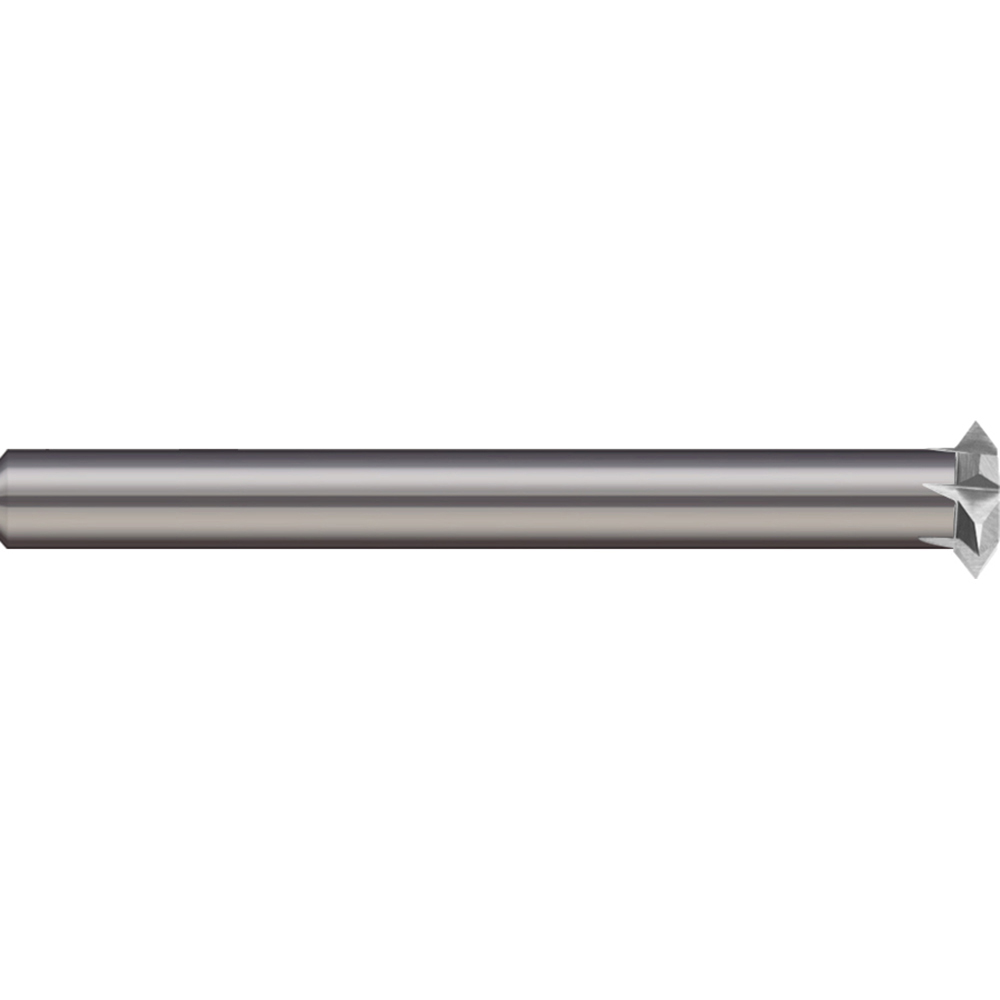 Single Profile Thread Mill: 11-32, 11 to 32 TPI, Internal & External, 5 Flutes, Solid Carbide - 5/16" Shank Dia, 2.61" OAL, Bright/Uncoated