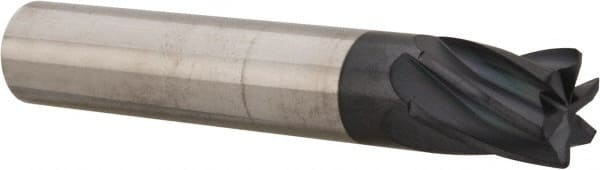 Accupro 1025-1000-C11 Square End Mill: 1 Dia, 2 LOC, 1 Shank Dia, 4 OAL, 10 Flutes, Solid Carbide 