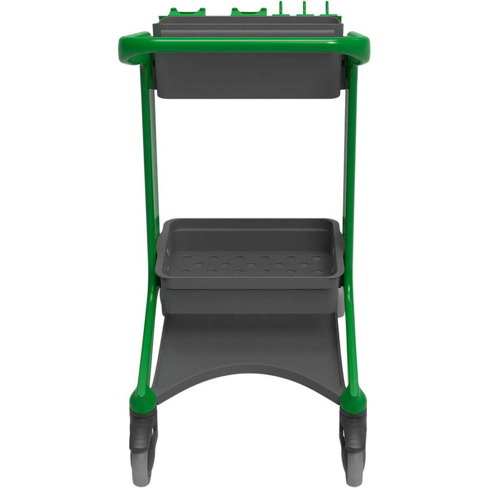 Vikan Janitor Carts & Caddies; Material Polypropylene, Stainless Steel, Brass, TPE Rubber