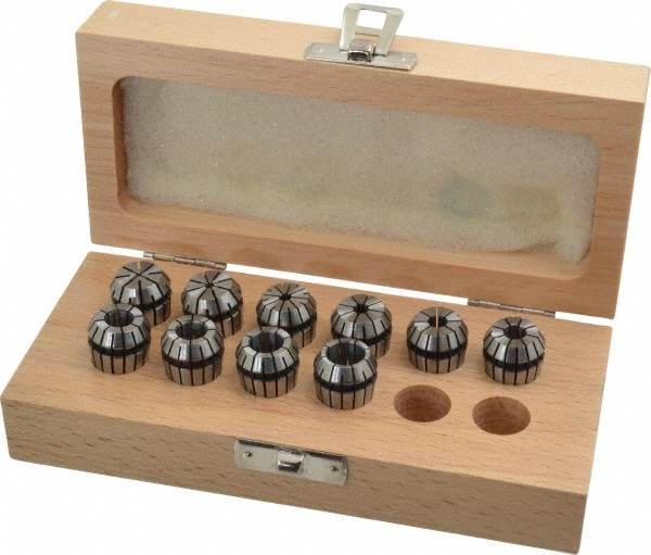 Parlec ER16-S010 Collet Set: 10 Pc, Series ER16 Image