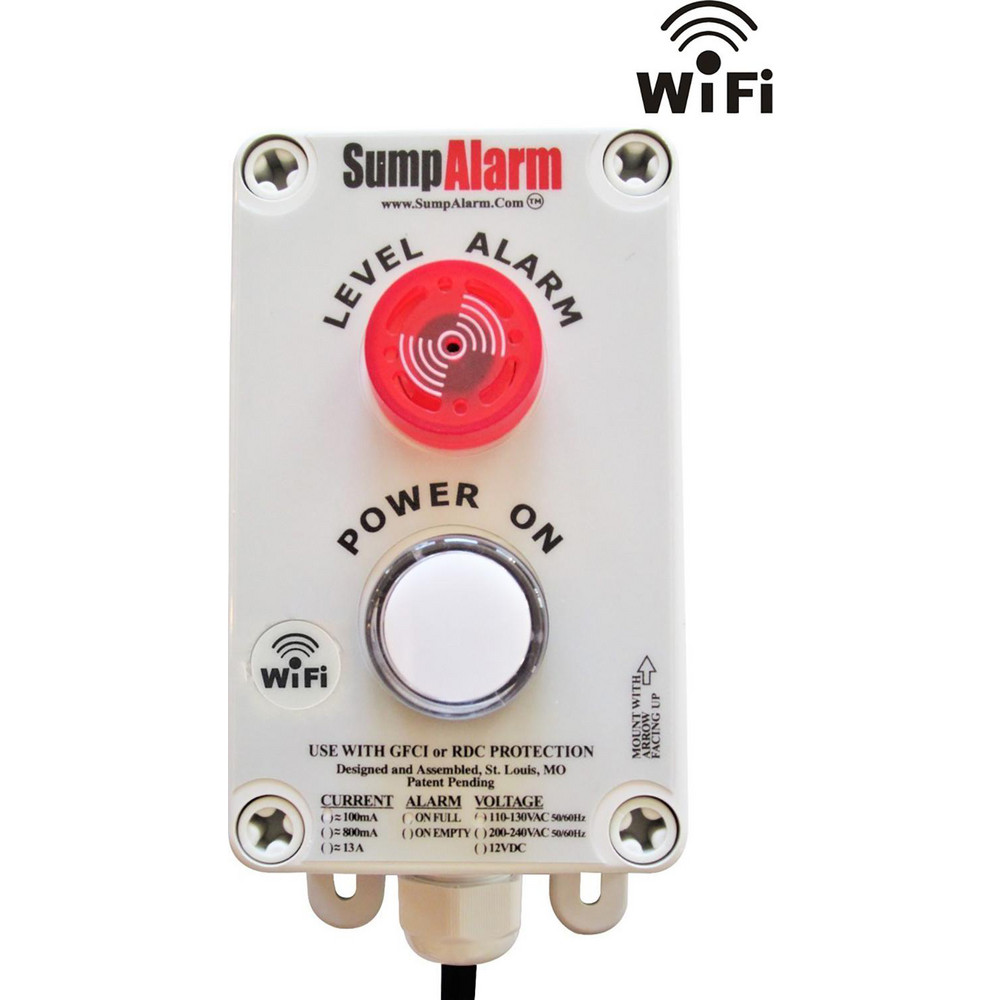 Sump Alarm HighWater Alarms; Voltage 100120 VAC; Maximum Operating
