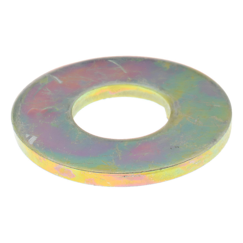 88613 USS Flat Washer, 3/8 x 1 O.D., Alloy Steel, Grade 8, Zinc