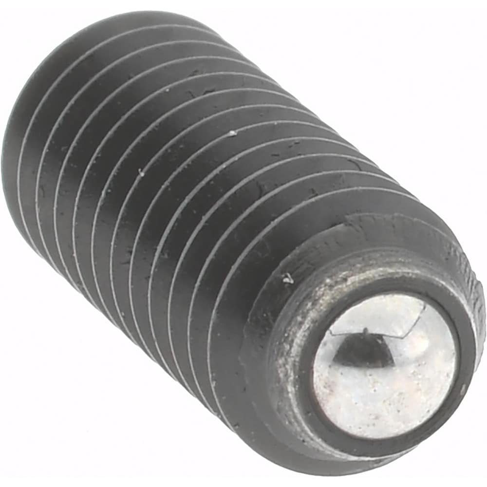 12mm OAL, Steel, Headless Rolling Ball End Clamping Screw