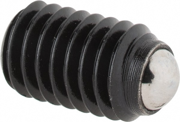 10.8mm OAL, Steel, Headless Rolling Ball End Clamping Screw