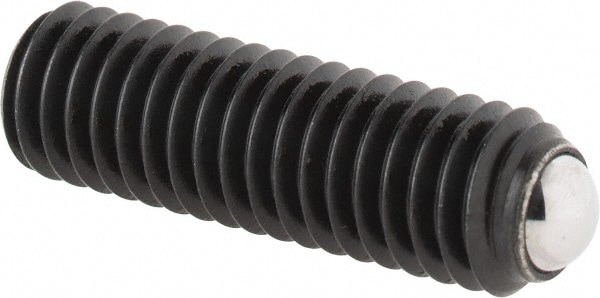 20.8mm OAL, Steel, Headless Rolling Ball End Clamping Screw