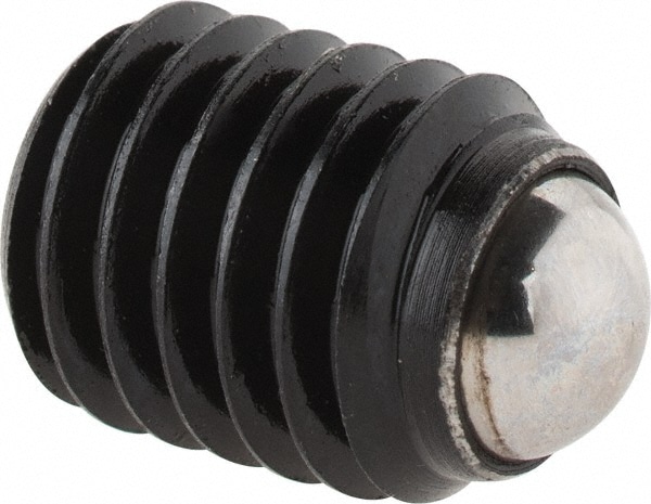 11.2mm OAL, Steel, Headless Rolling Ball End Clamping Screw