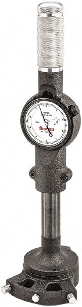 Starrett 28 Dial Bore Gage: 5 to 8" Dia, 6" Probe Depth 