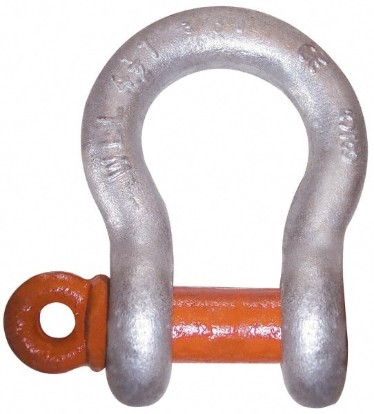 Chain Shackle,Screw Pin,7/8 Inch Inch Body Size 