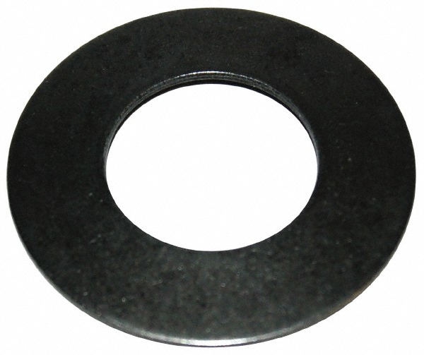 Belleville Disc Spring: 0.755" ID, 0.188" OAH, 2.25" OD - Steel, 0.2157" Deflection, 40.24 lb Load at Deflection