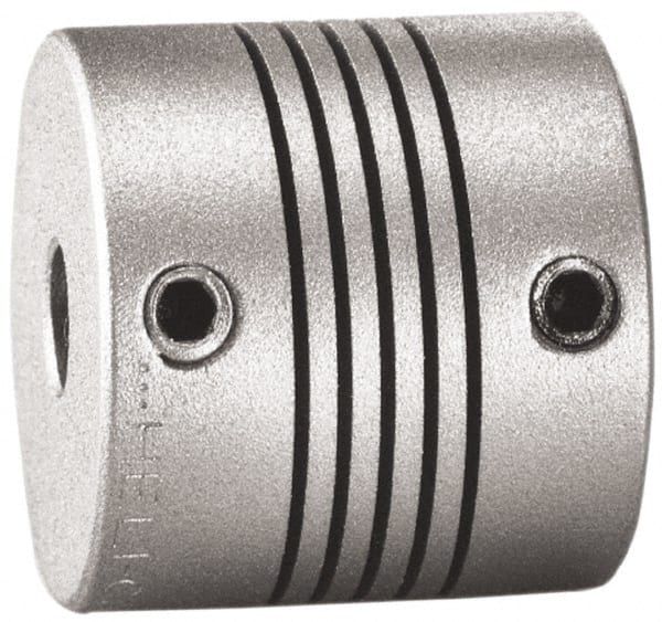Lovejoy 68514456622 Flexible Screw Hub: Anodized Aluminum, 3/16" Pipe, 0.75" OAL 