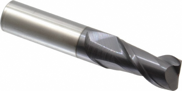Accupro 12181519 Corner Radius End Mill: 5/8" Dia, 1-1/4" LOC, 0.06" Radius, 2 Flutes, Solid Carbide Image