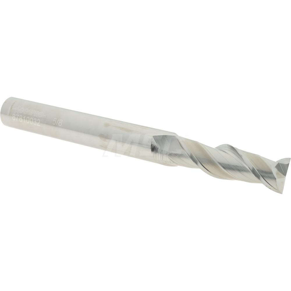 Accupro 12181827 Square End Mill: 5/8 Dia, 2 LOC, 5/8 Shank Dia, 6 OAL, 2 Flutes, Solid Carbide Image