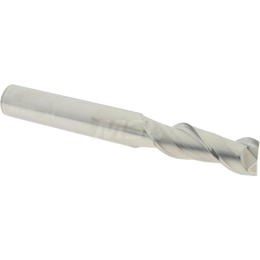 Accupro 12181830 Square End Mill: 3/4 Dia, 2 LOC, 3/4 Shank Dia, 6 OAL, 2 Flutes, Solid Carbide Image