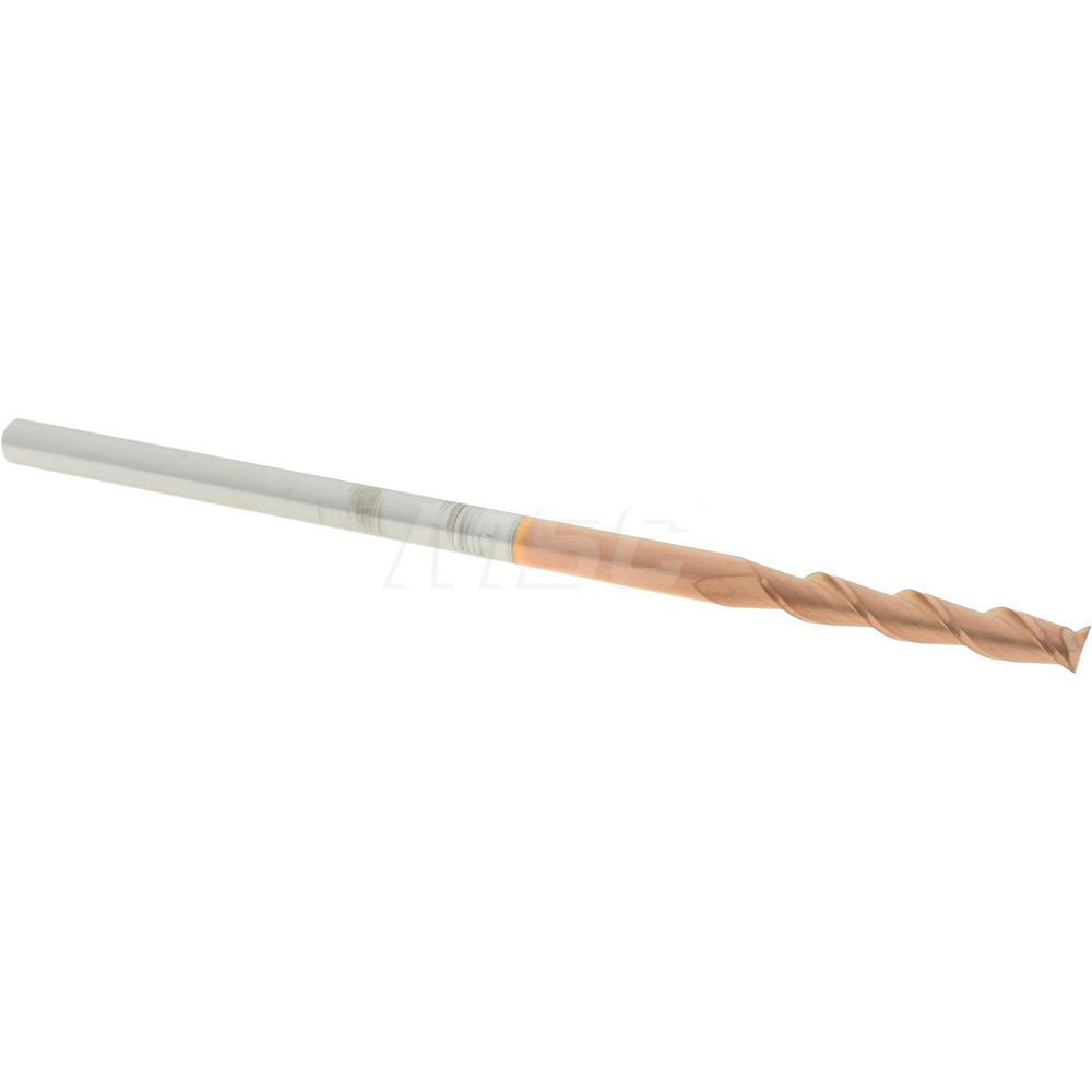 Accupro 12181804 Square End Mill: 1/8 Dia, 3/4 LOC, 1/8 Shank Dia, 3 OAL, 2 Flutes, Solid Carbide Image