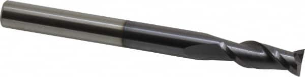11//64/" Diameter 3 Flute Single End Carbide End Mill Ball TiCN 40 Degree Helix