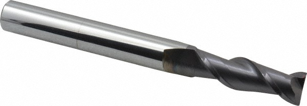 Accupro 12181829 Square End Mill: 5/8 Dia, 2 LOC, 5/8 Shank Dia, 6 OAL, 2 Flutes, Solid Carbide Image