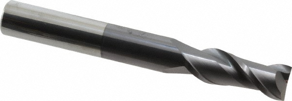 Accupro 12181832 Square End Mill: 3/4 Dia, 2 LOC, 3/4 Shank Dia, 6 OAL, 2 Flutes, Solid Carbide Image