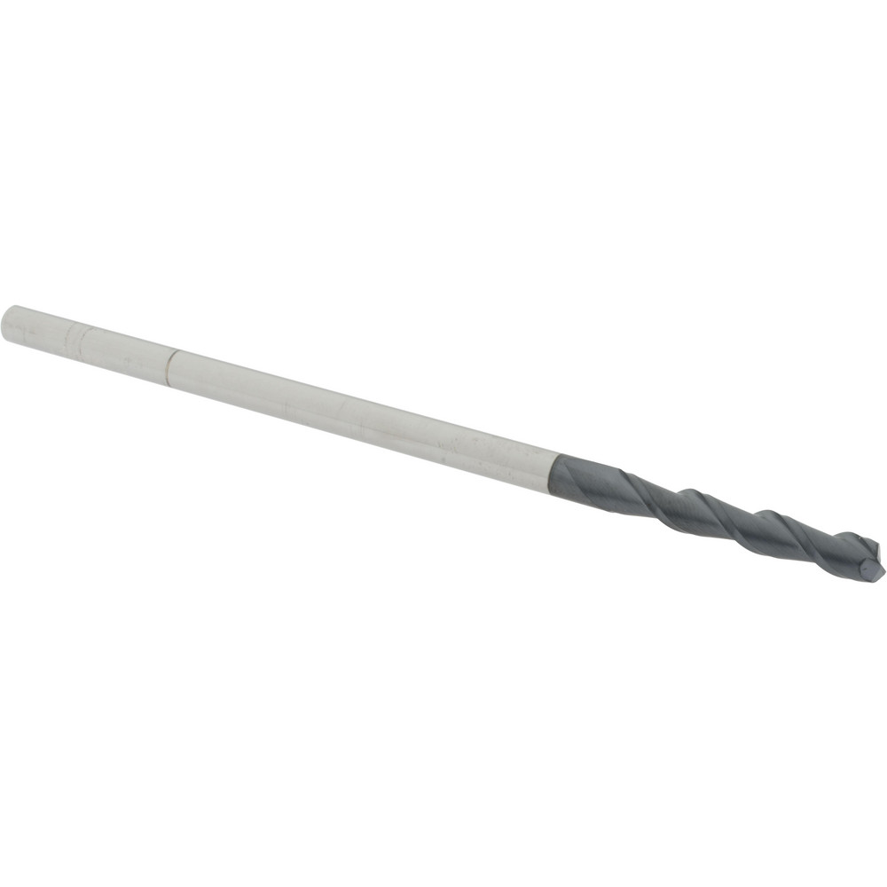12181835 Square End Mill: 1/4 Dia, 1-1/2 LOC, 1/4 Shank Dia, 6 OAL, 2 Flutes, Solid Carbide  