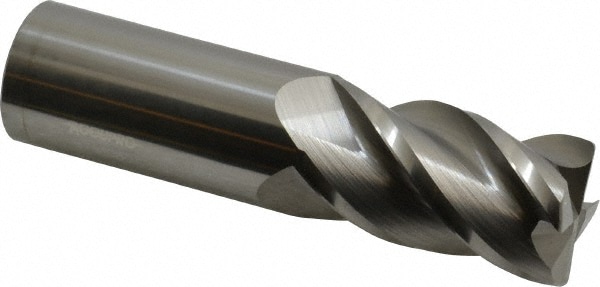 Accupro 12182352 Corner Radius End Mill: 1" Dia, 1-3/4" LOC, 0.045" Radius, 4 Flutes, Solid Carbide Image