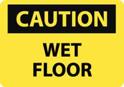 Rectangle, CAUTION, " Caution - Wet Floor"