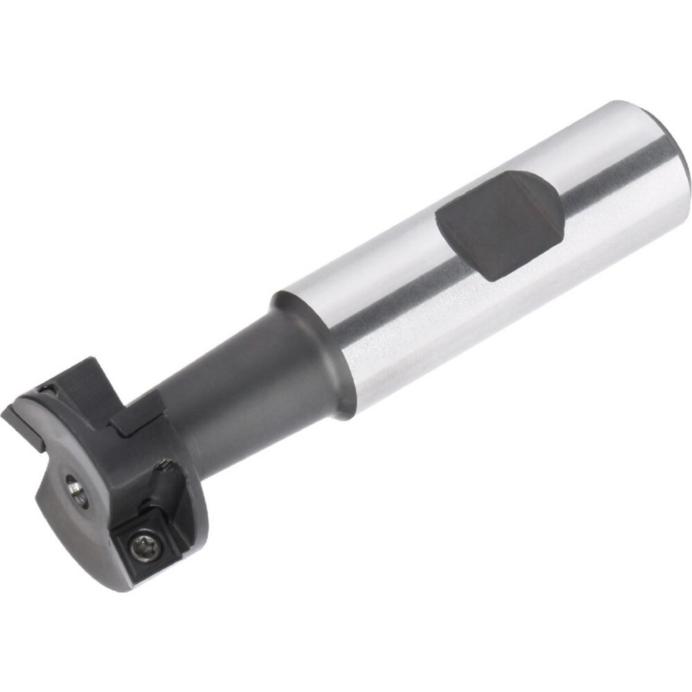 Indexable T-Slot Cutters; Cutter Diameter: 49.87 mm ; Compatible T-slot Bolt Size: 24mm ; Cutting Width (mm): 21.85mm ; Cutting Width (Inch): 21.85mm ; Neck Diameter: 25.0700 ; Shank Diameter (mm): 1.2598