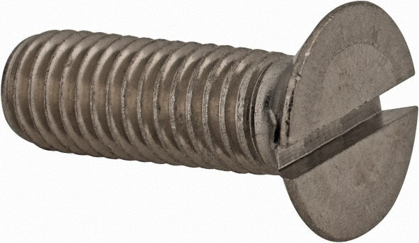 Value Collection MASFM0080025CP Machine Screw: Flat Head, Slotted Image