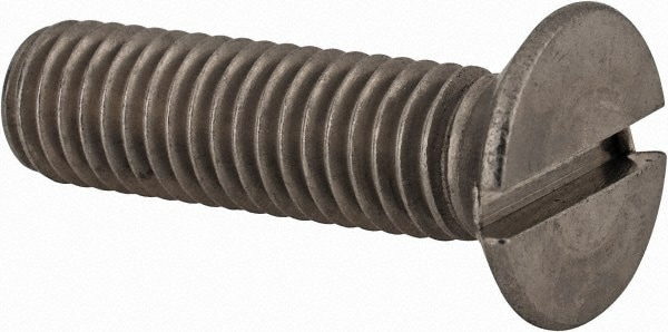 Value Collection MASFM0080030CP Machine Screw: Flat Head, Slotted Image