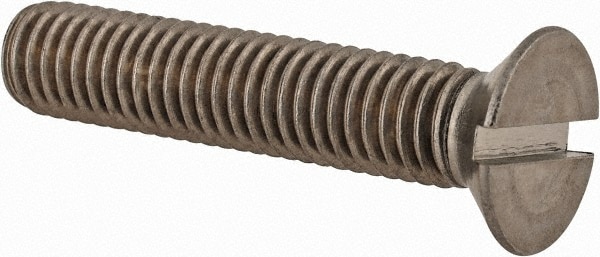 Value Collection MASFM0080040CP Machine Screw: Flat Head, Slotted Image