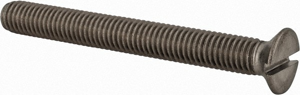 Value Collection MASFM0080070CP Machine Screw: Flat Head, Slotted Image