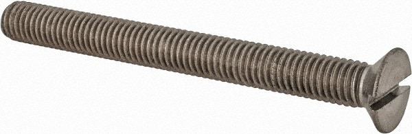 Value Collection MASFM0080080CP Machine Screw: Flat Head, Slotted Image