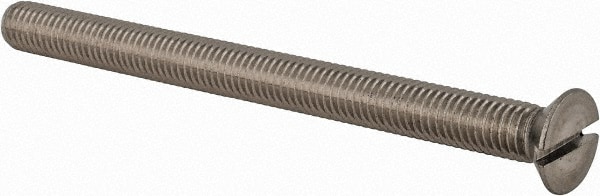 Value Collection MASFM0080100CP Machine Screw: Flat Head, Slotted Image