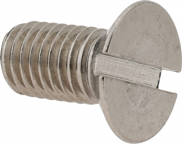 Value Collection MASFM0100020CP Machine Screw: Flat Head, Slotted Image