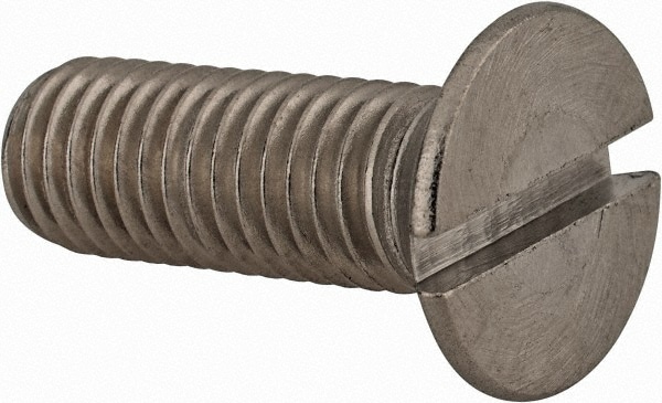 Value Collection MASFM0100030CP Machine Screw: Flat Head, Slotted Image