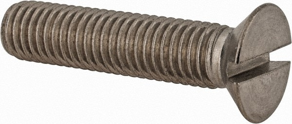 Value Collection MASFM0100045CP Machine Screw: Flat Head, Slotted Image