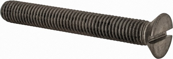 Value Collection MASFM0100075CP Machine Screw: Flat Head, Slotted Image