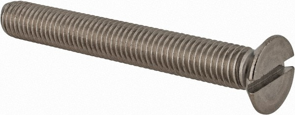 Value Collection MASFM0100080CP Machine Screw: Flat Head, Slotted Image