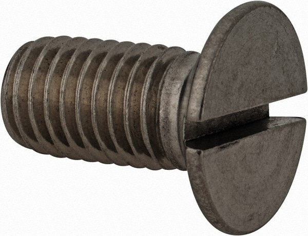 Value Collection MASFM0120025CP Machine Screw: Flat Head, Slotted Image