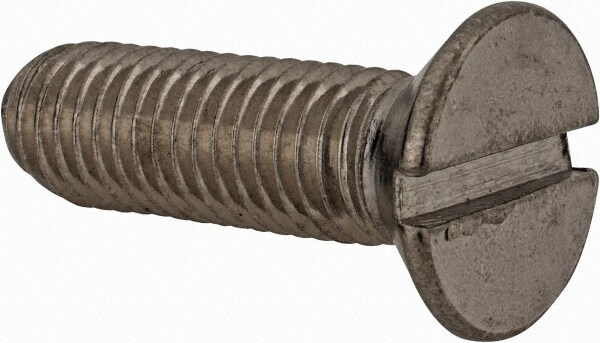 Value Collection MASFM0120040CP Machine Screw: Flat Head, Slotted Image