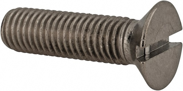 Value Collection MASFM0120045CP Machine Screw: Flat Head, Slotted Image