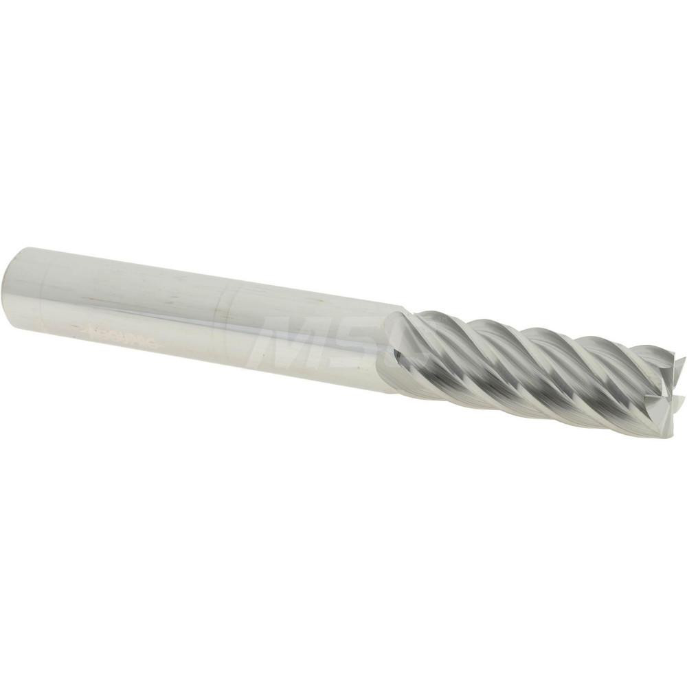 12183854 Square End Mill: 5/16 Dia, 7/8 LOC, 5/16 Shank Dia, 2-1/2 OAL, 6 Flutes, Solid Carbide  